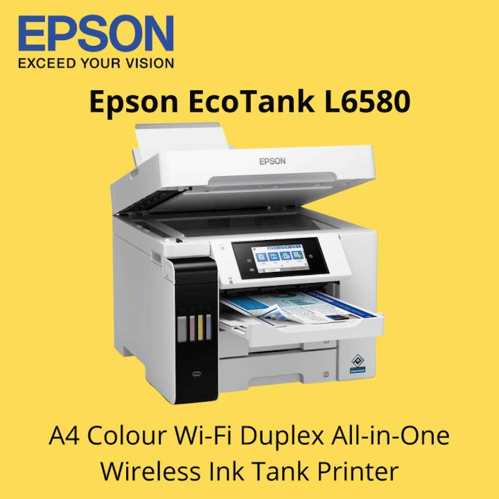 Epson EcoTank L6580 Wi-Fi Duplex Multifunction ADF InkTank Office ...