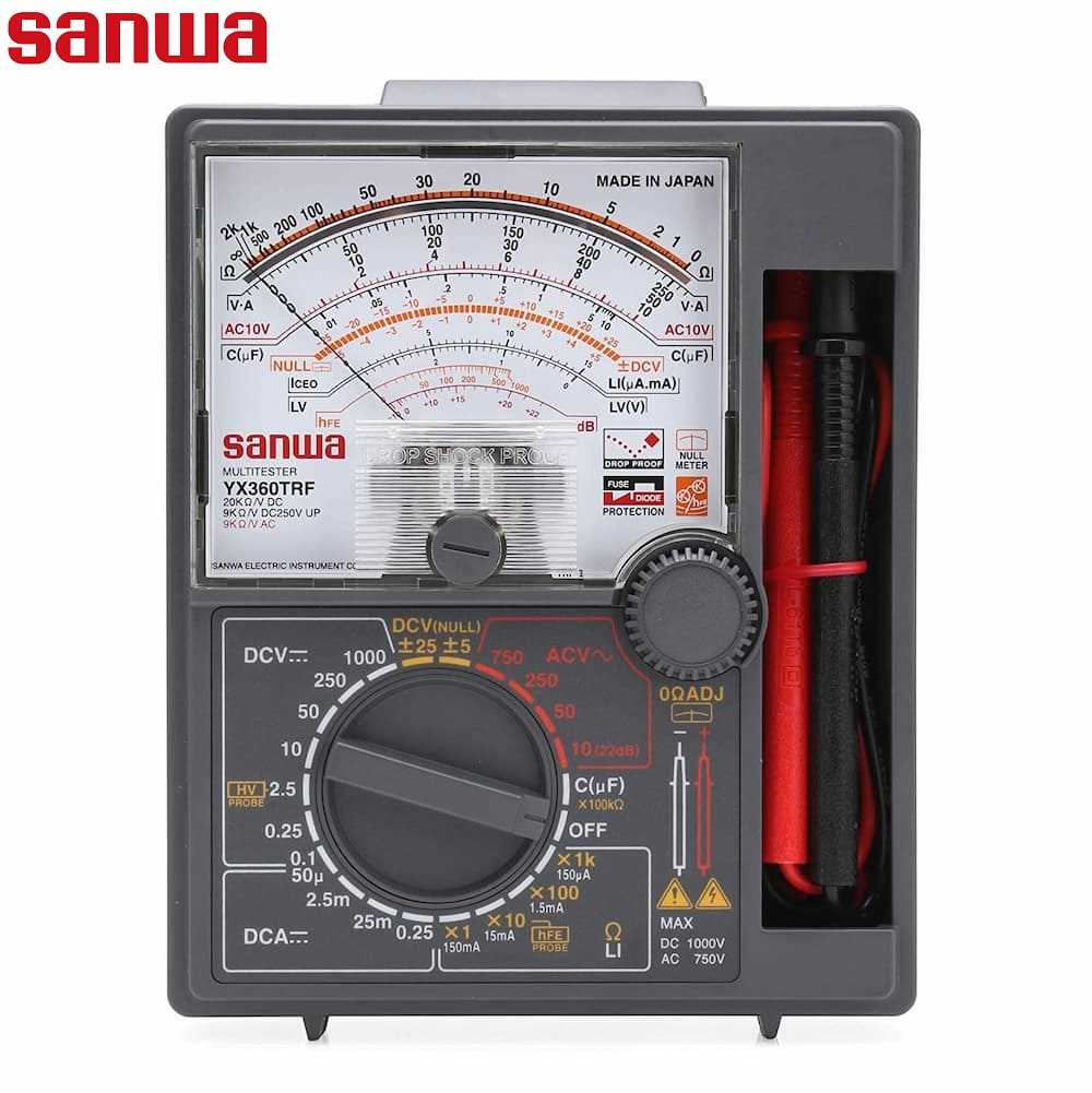 Sanwa Yx360trf Analog Multimeter Online At Best Price In Singapore Only On Electronicscrazysg 